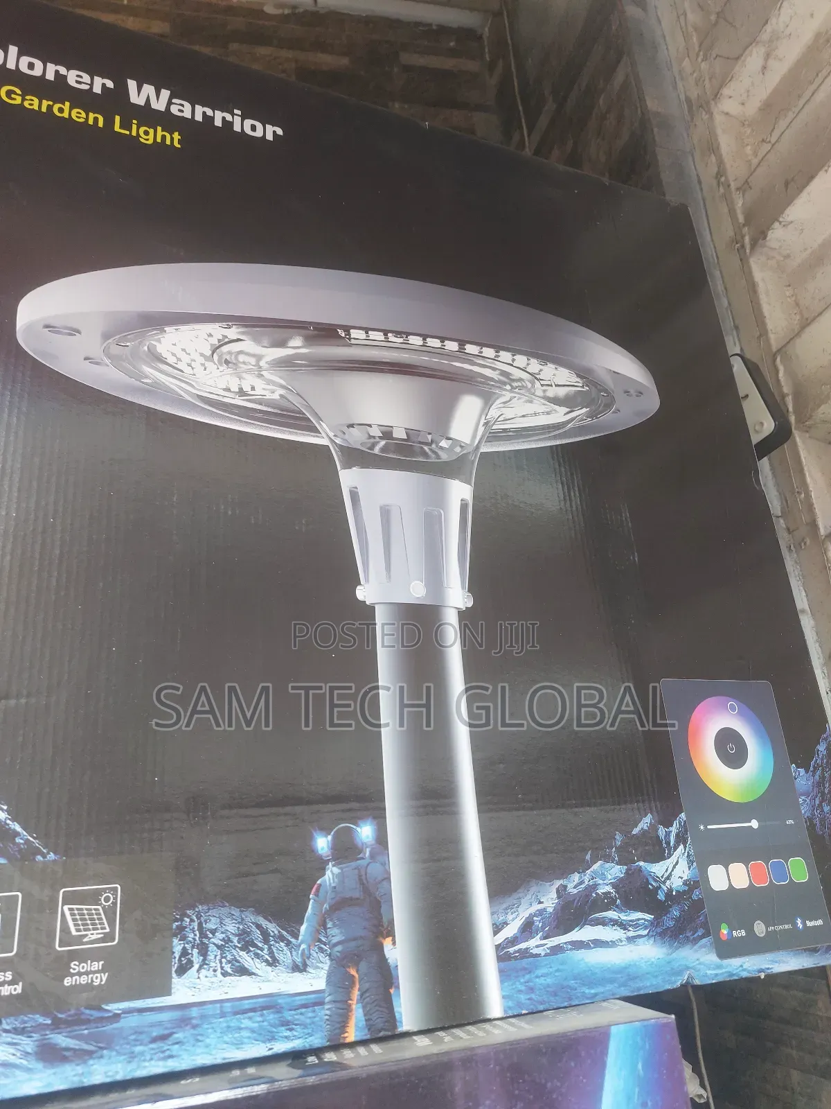 Rounded Solar Garden Light