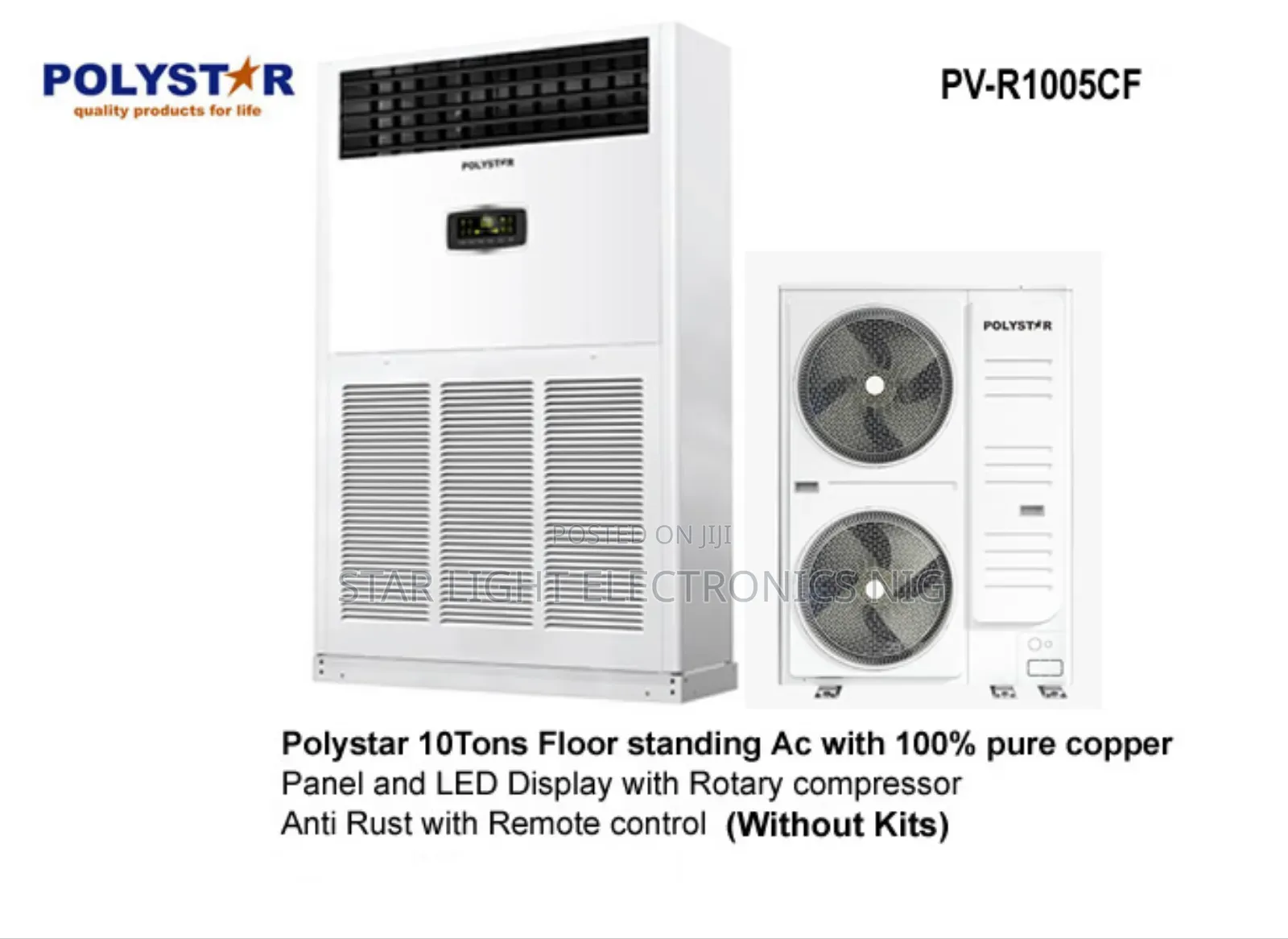 10 Tons Floor Standing Ac Polystar