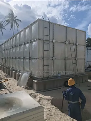Fibreglass FRP Water Storage Tank by Haqq Prefab