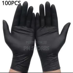 Multipurpose Black Nitrile Powder-Free Gloves (100pcs)