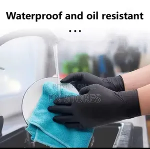 Multipurpose Black Nitrile Powder-Free Gloves (100pcs)