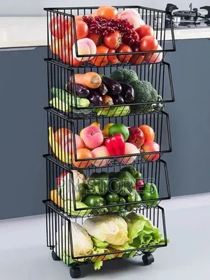 5 Layers Multipurpose Trolley Shelves || Fruits Basket