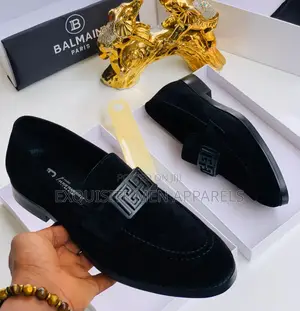 Quality Suede Balmain Italian Men’S Shoe