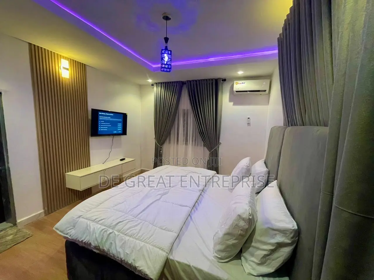 Furnished 3bdrm Apartment in Wuse 2 for rent