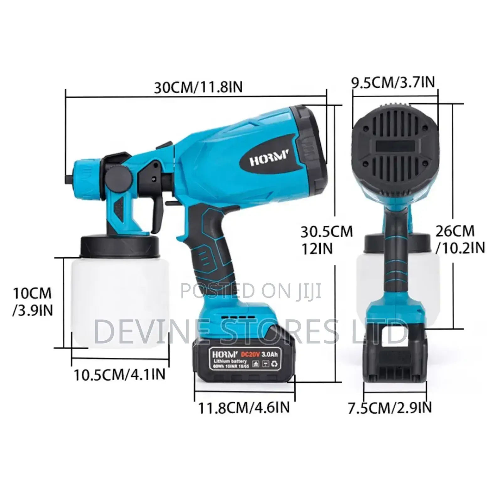 118vf Devine Cordless Paint Sprayer Machine