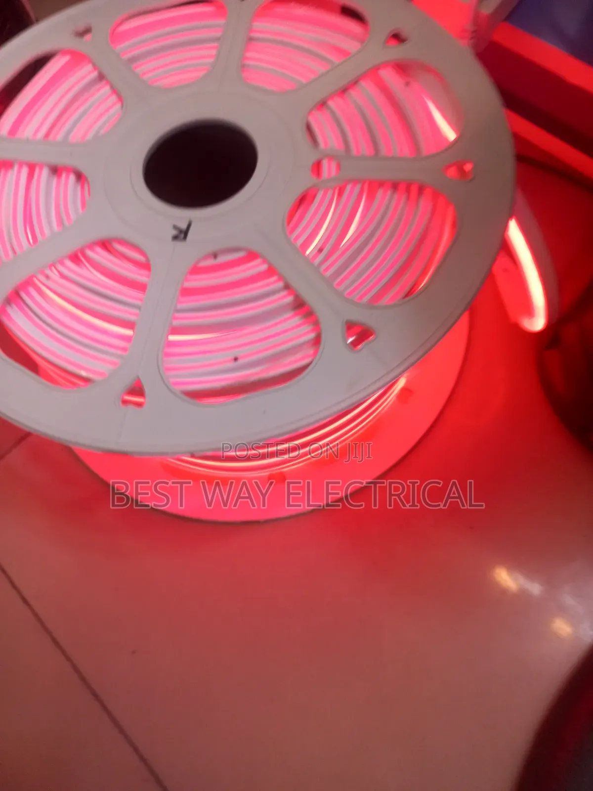 Rope Light Red Frosted