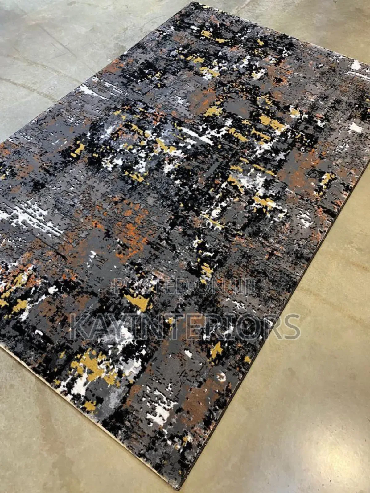Mixed Gray Turkish Center Rugs