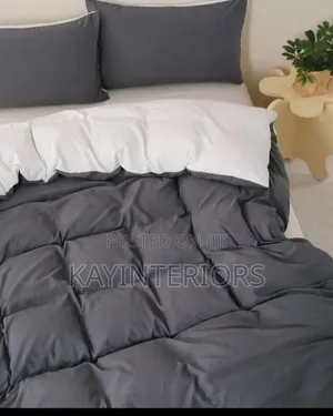 Gray and White Duvet Sets