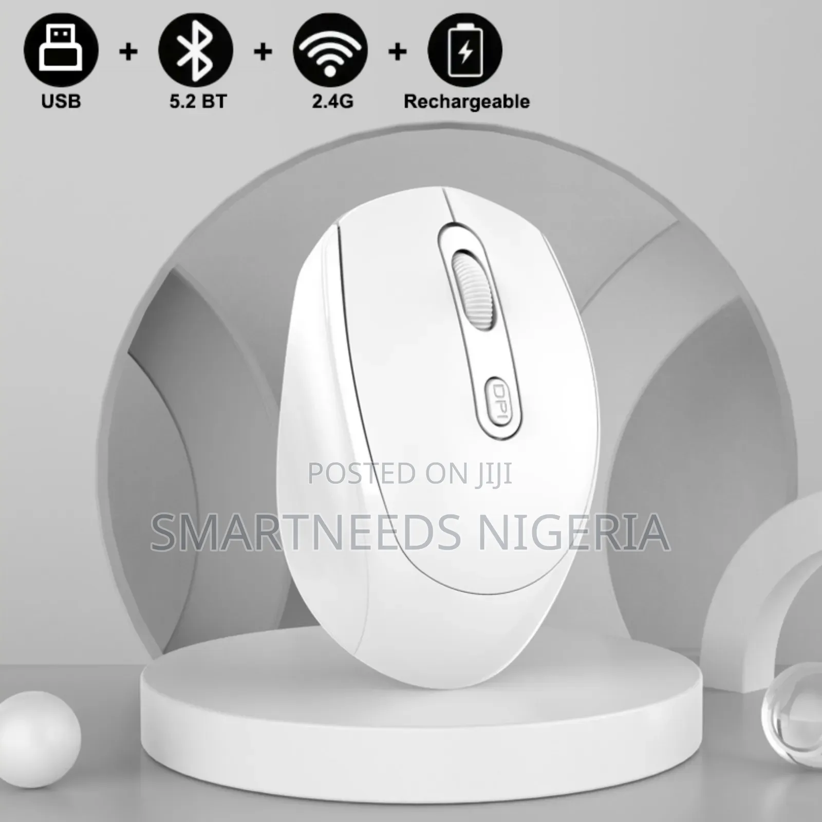 Rechargeable Dual Mode Bluetooth 2.4ghz Wireless Mouse