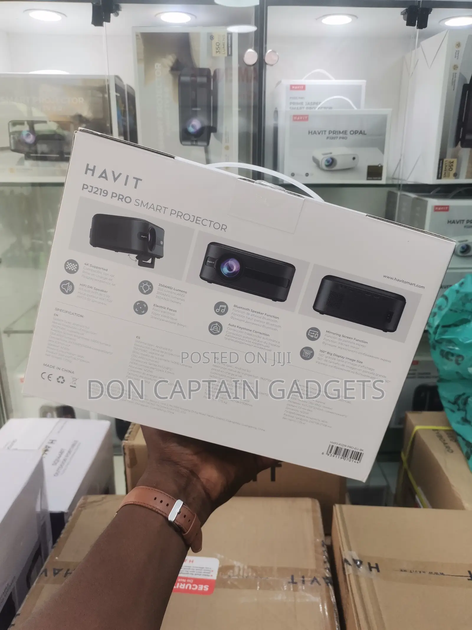 Havit Pj219 Pro Smart Projector Android Tv 9.0