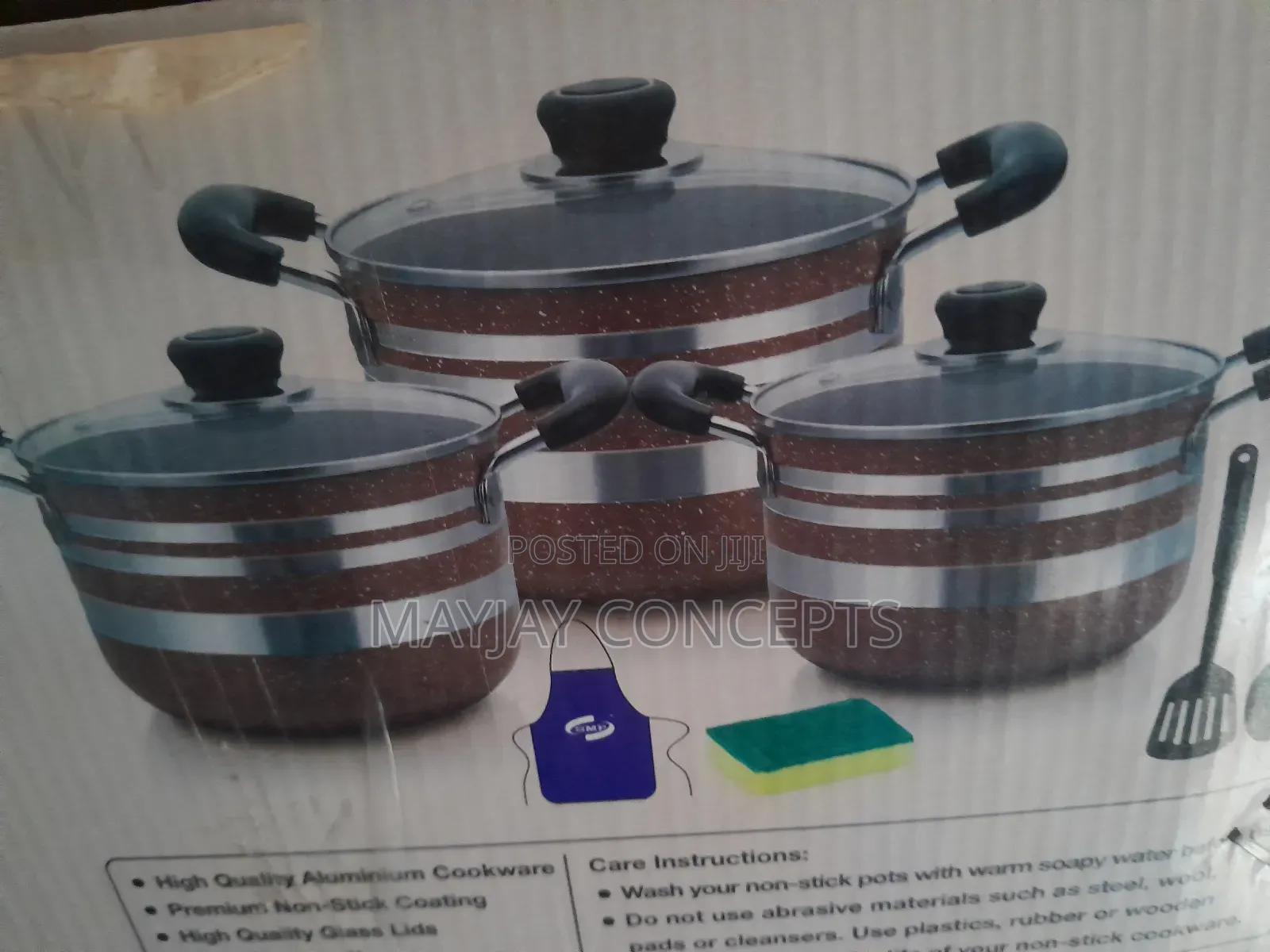 SMP 10pcs Non Stick Pot Apron Spoon Spatula
