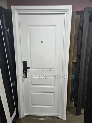 3ft GL White Steel Security Door