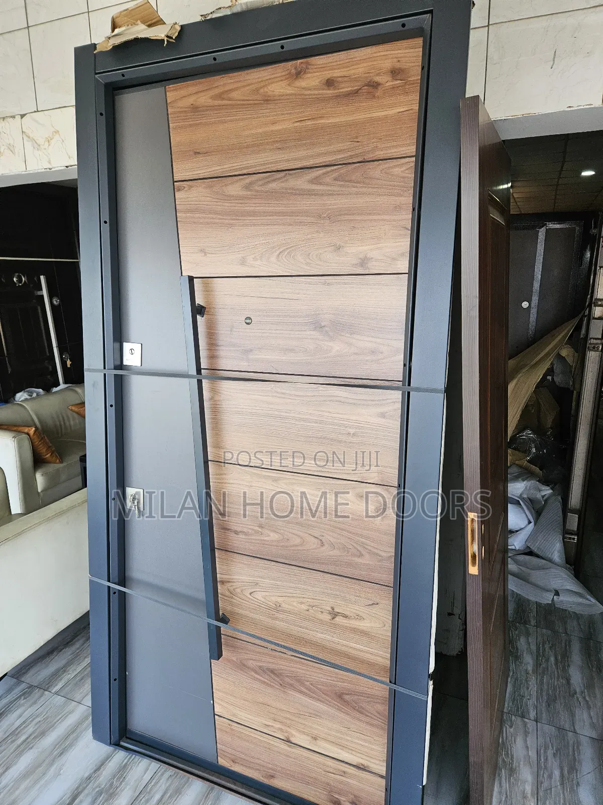 4ft by 8ft Single Leaf Turkey Security Door Extra Height