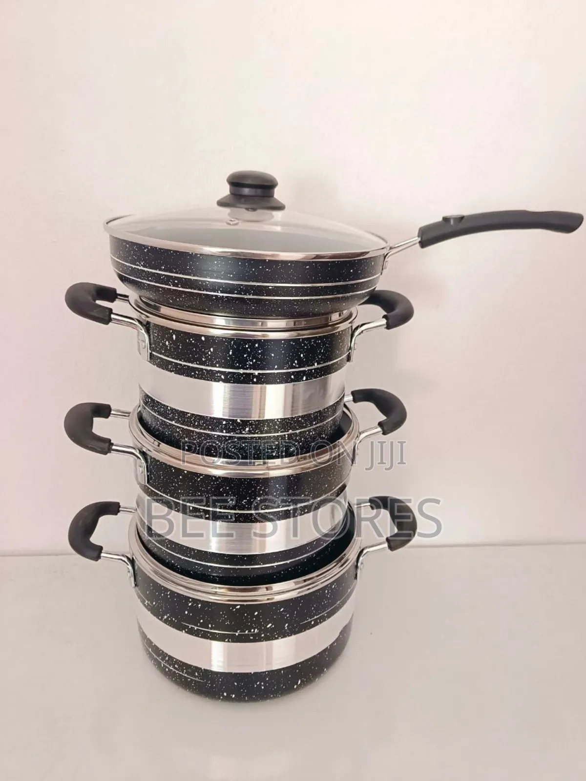 Aluminium Cookware Pot Set- 801