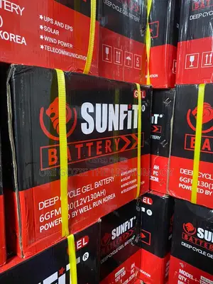 130ah 12v Sunfit Battery. Best Sun Fit Vendor Importer