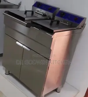 Photo - Standing Commercial Electric Deep Fryer