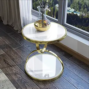 Side Table for Living Room Modern Center Tables Glass