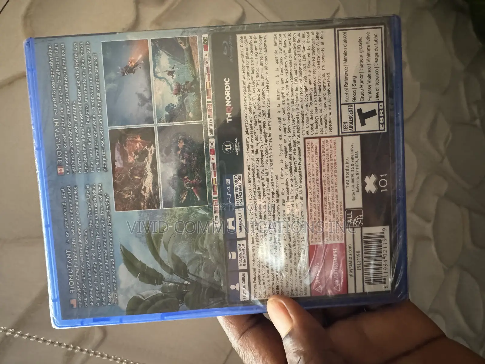 Biomutant PS4 Game Disc