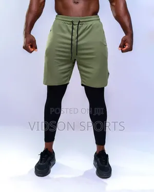 Outdoor Gym Shorts With a Leggings