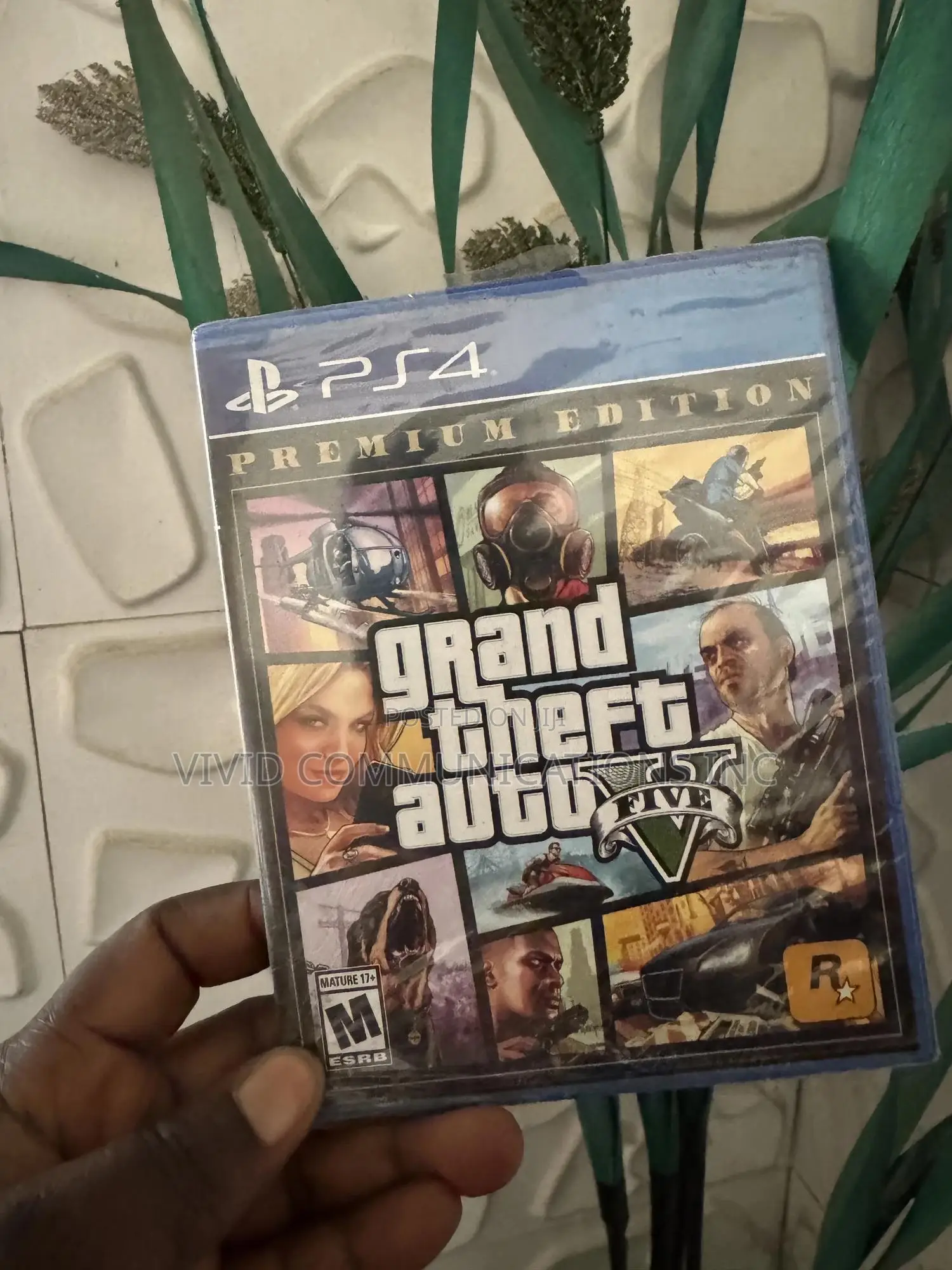 Grand Theft Auto PS4 Game Disc