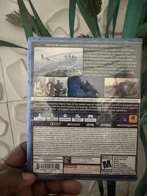 Grand Theft Auto PS4 Game Disc