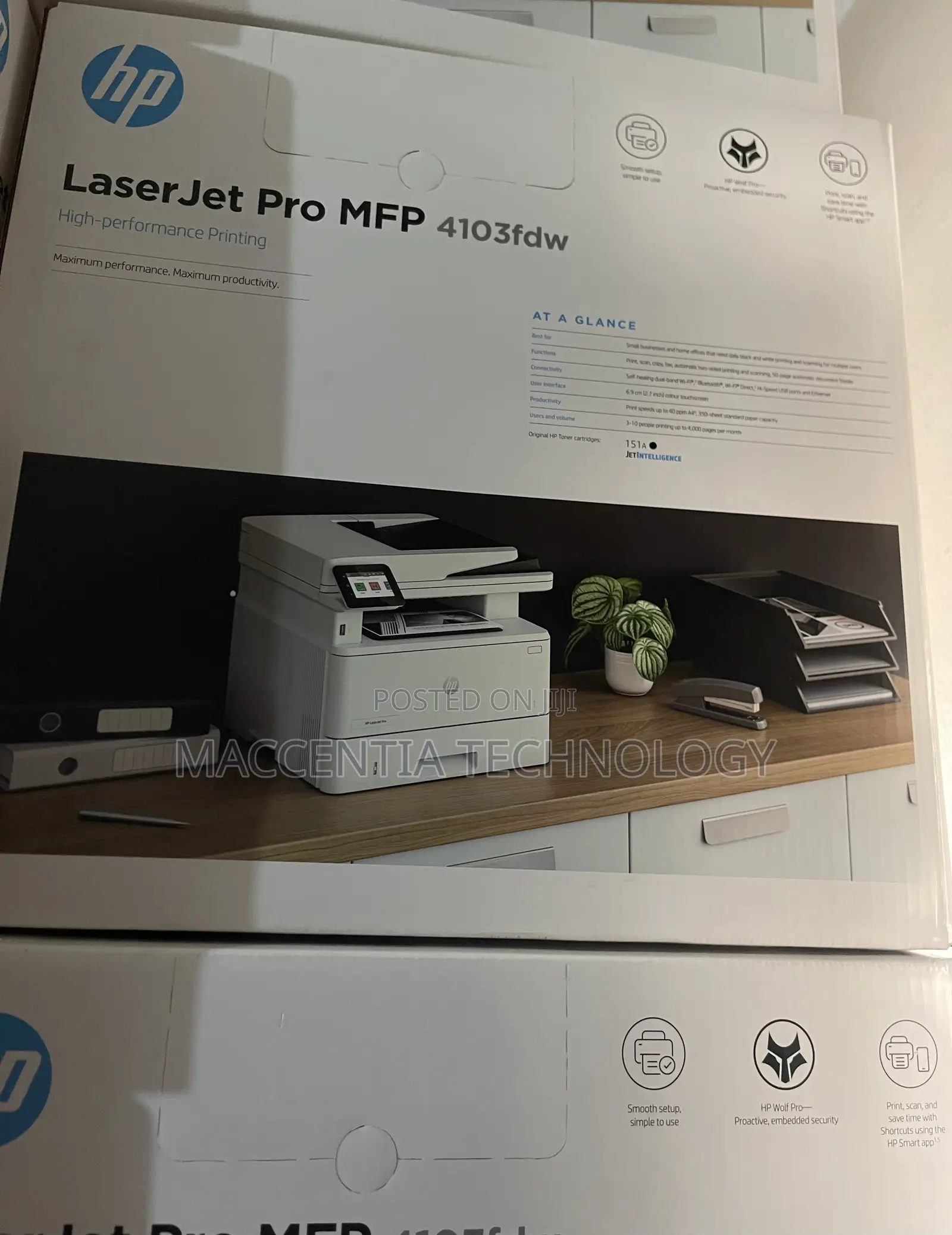 Hp Laserjet Pro MFP 4103fdw Printer