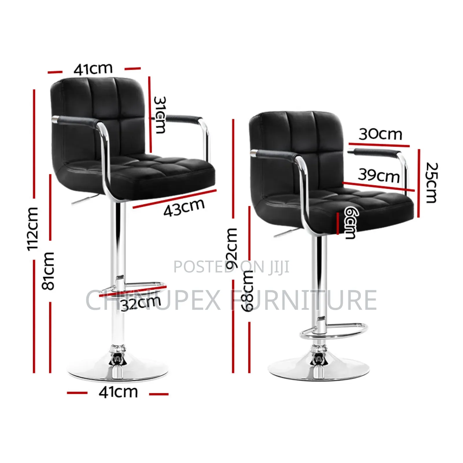 Black Bar Stool