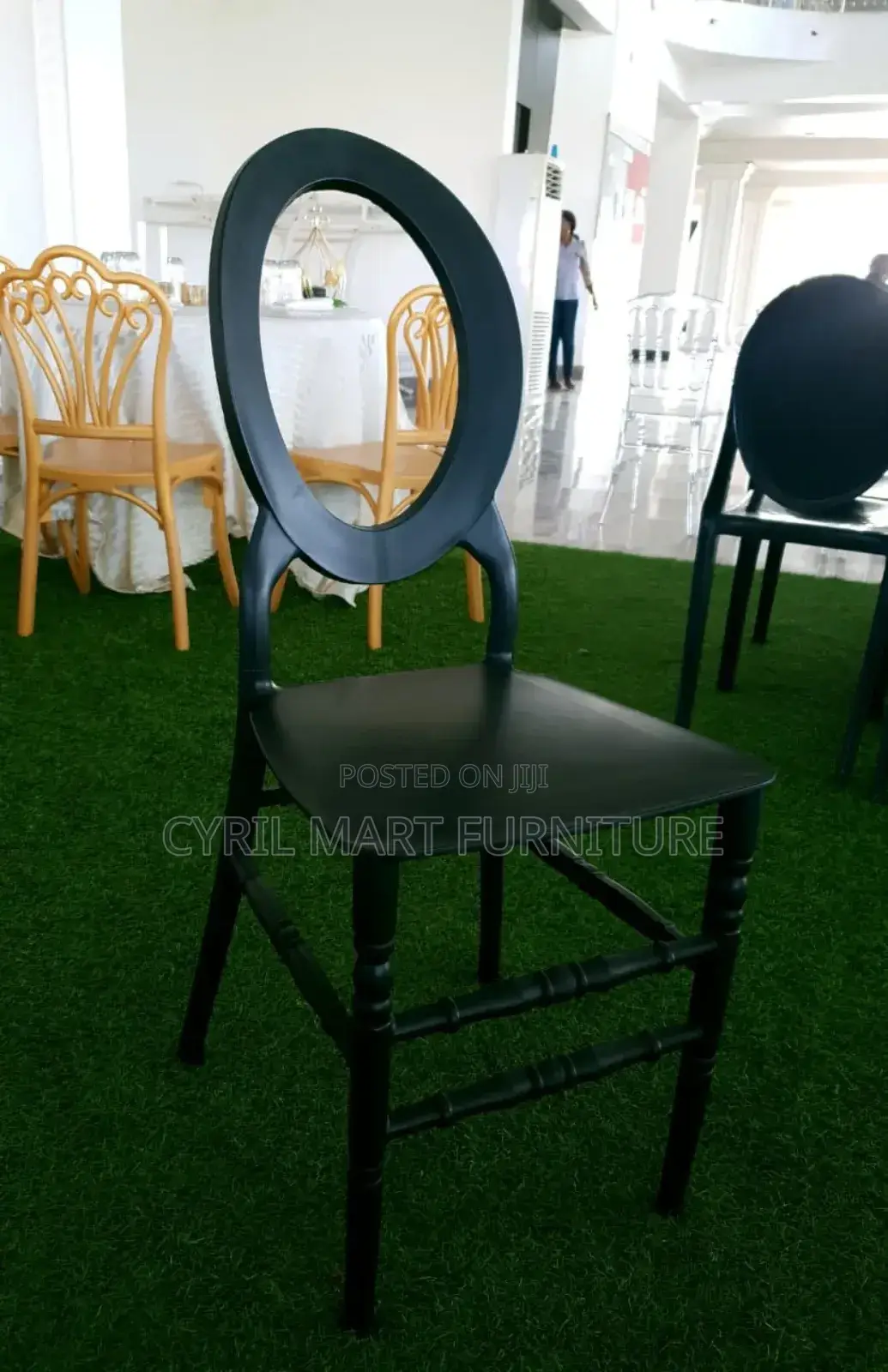 Elastic Black O Back With Seat Pad