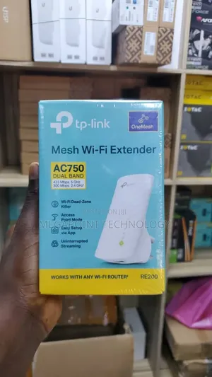 Tp-Link Mesh Wifi Range Extender Ac750 Dual Band