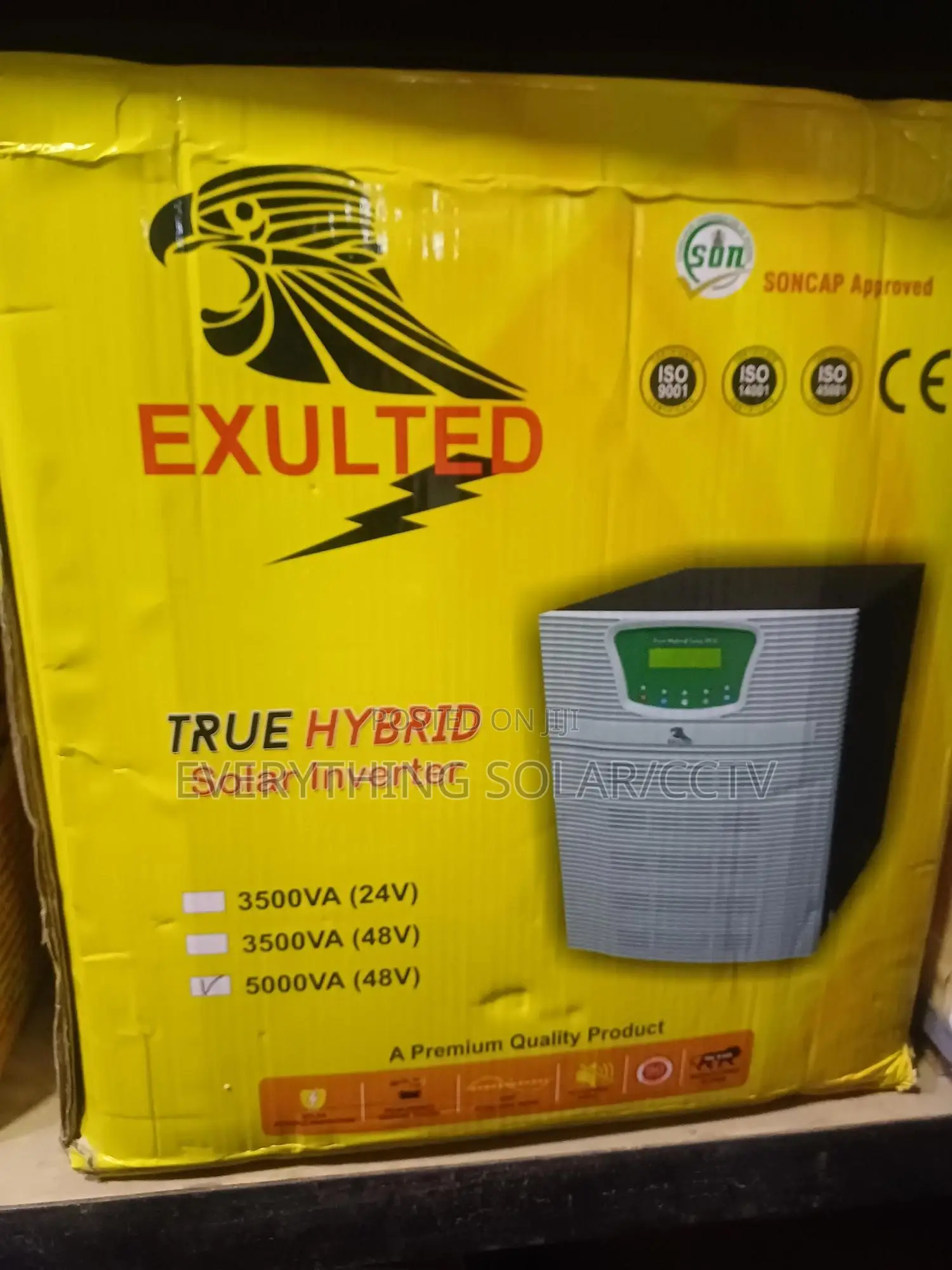 5kva 48v Exalted Transformer Based Hybrid Inverter