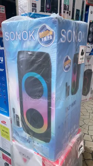 Rechargeable Party Speaker With Wireless Microphone