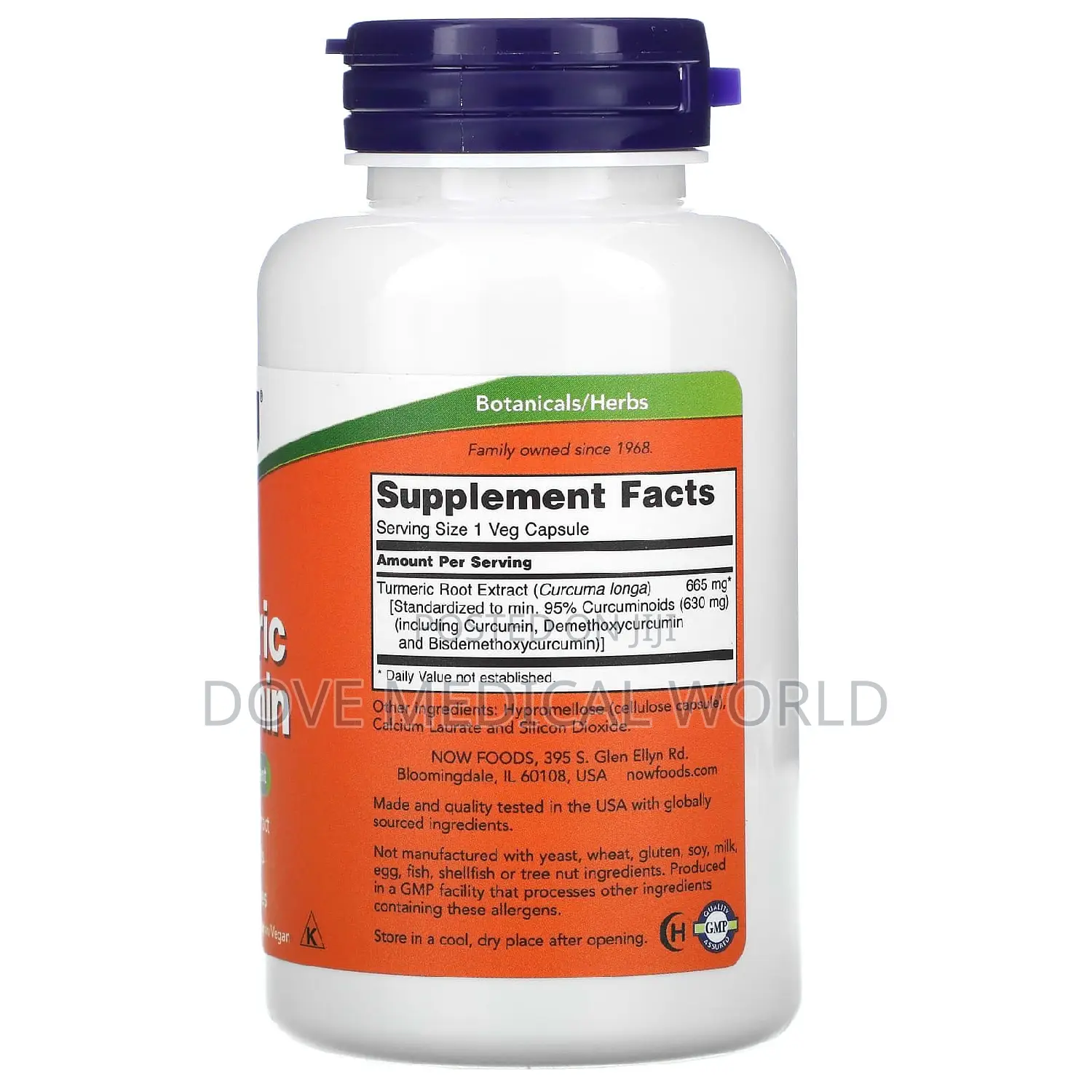 Turmeric Curcumin 665mg by 60 Capsules
