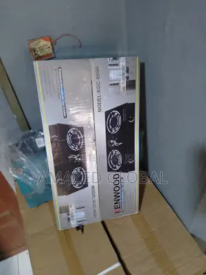 New in Kenwood Table Glass Top 2 Burner Gas Cooker - Black