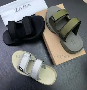 Original Zara Double Strap Luxury Quality Slides