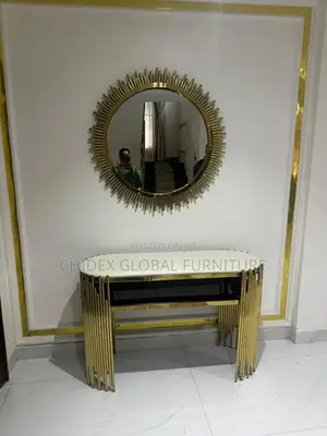 Console Base With Mirror