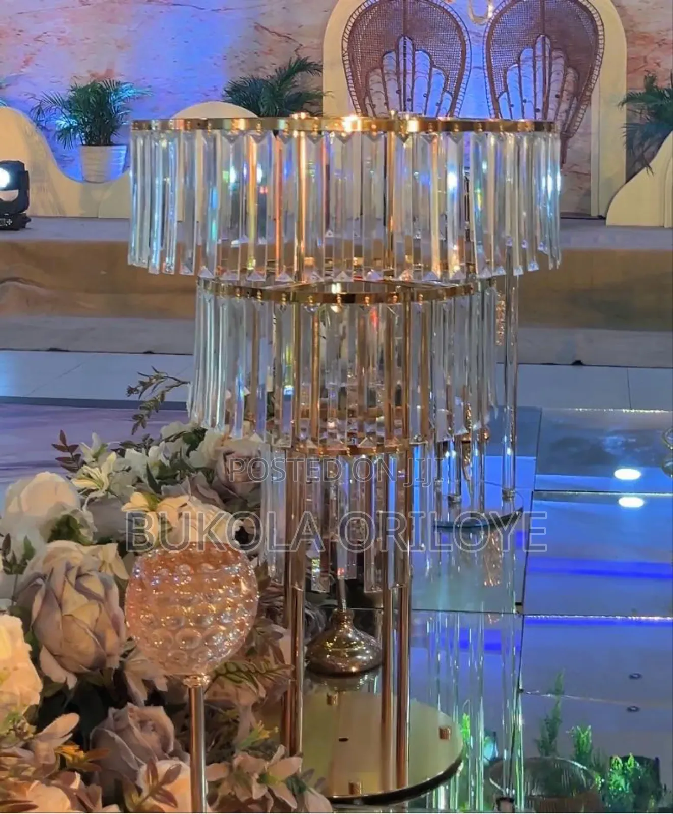 Gold Center Pieces