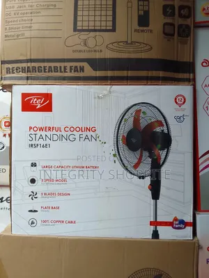 Itel Powerful Cooling Standing Fan Irsf16e1