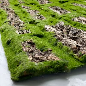 Wholesale of Artificial Tree Bark Moss Wallmats
