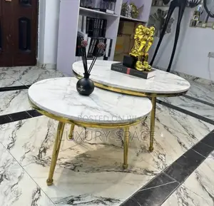 Marble Living Room Tables Set