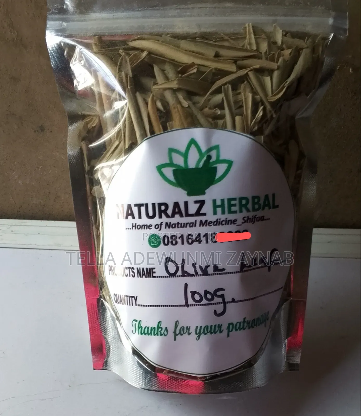 Olive Leaf (100g)