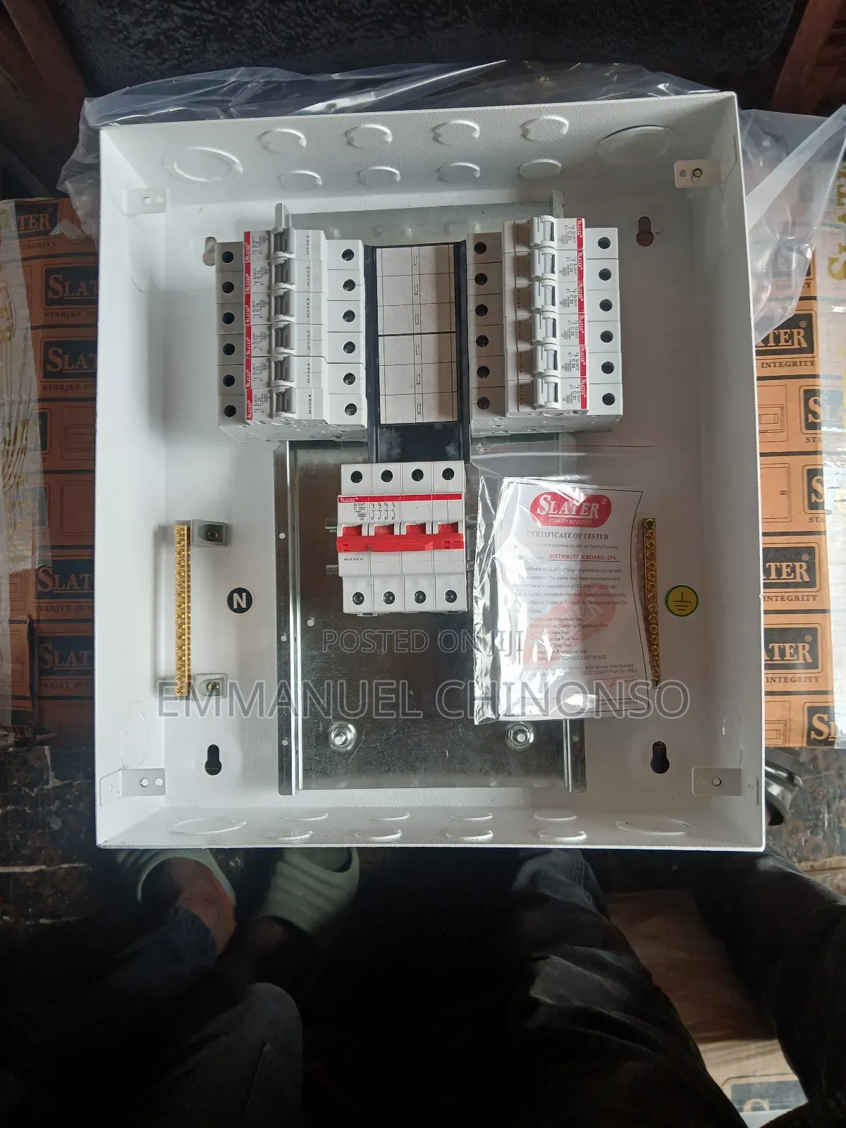 D4 3phase Slater Integrity Distribution Board