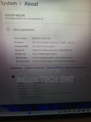 New Laptop HP EliteBook 860 G9 32GB Intel Core I7 SSD 1T
