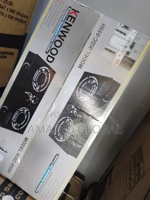 New in Kenwood Glass Table 2 Burner Gas Cooker- Auto Igntion