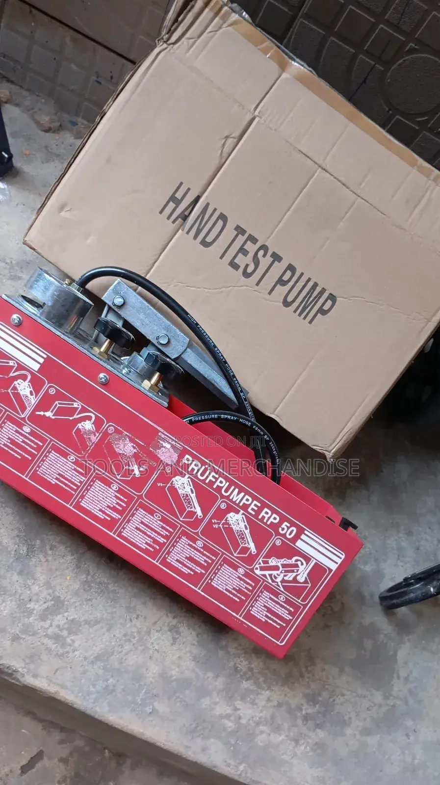 Hand Testing Bucket