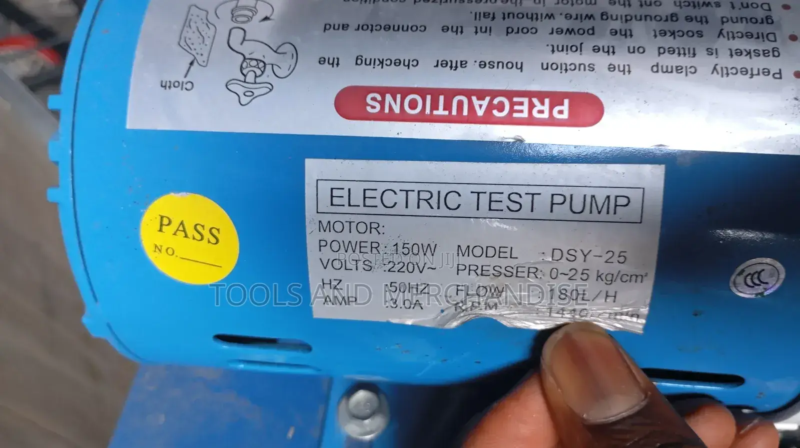 Electric Testing Bucket