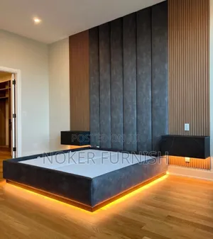 Luxury Bed Frame With LED Lights