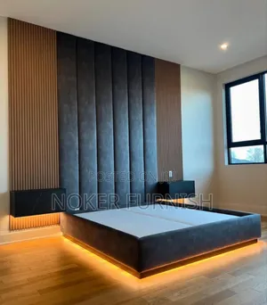 Luxury Bed Frame With LED Lights