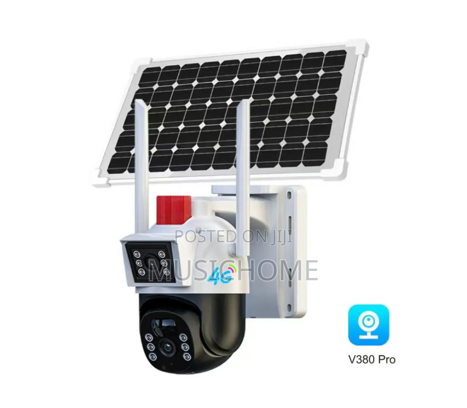 Solar Dual Lens CCTV Camera