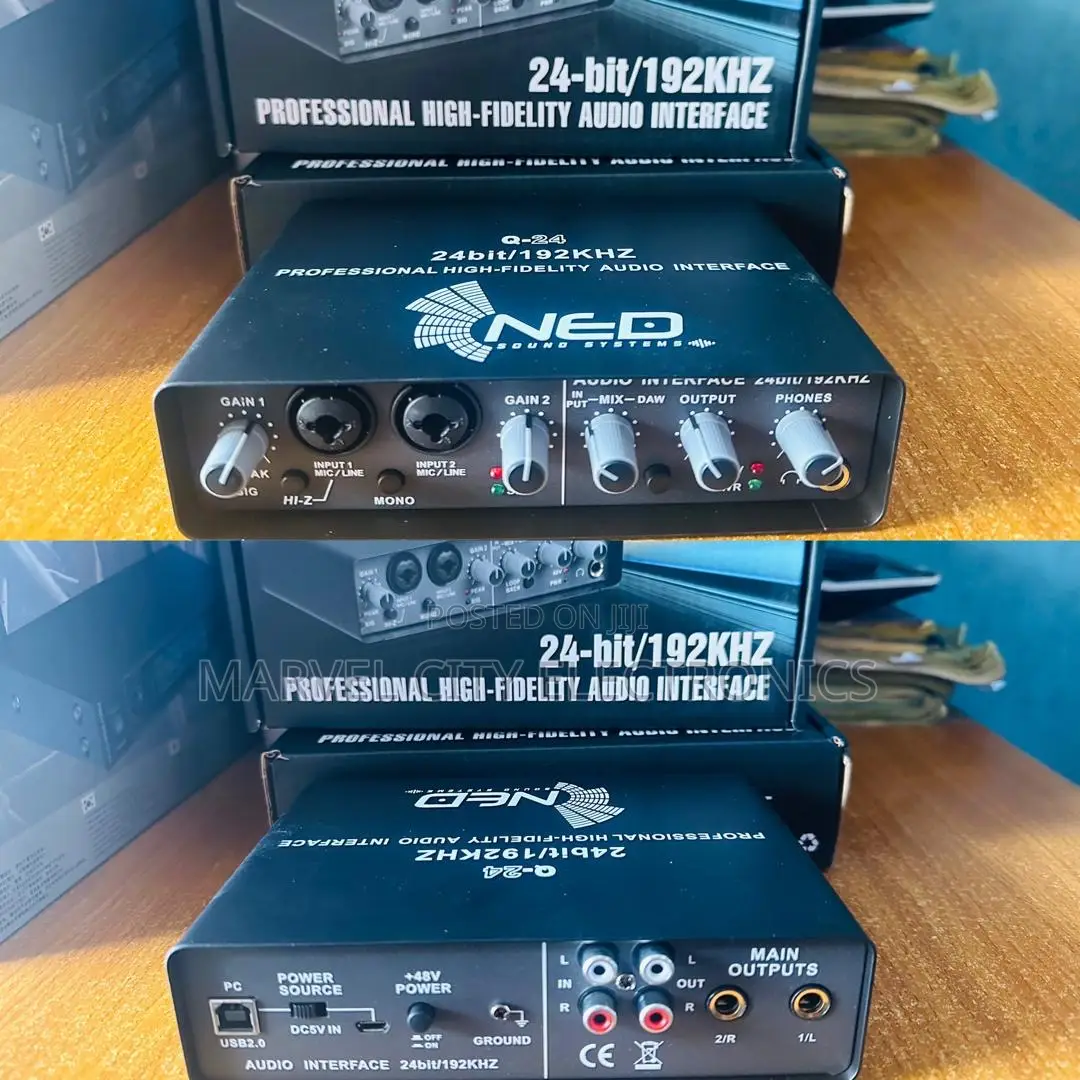 Q-24 Professional Audio Interface/Soundcard