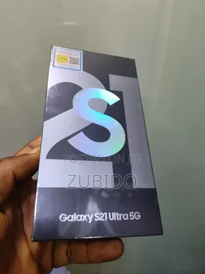 New Samsung Galaxy S21 Ultra 5G 128 GB Silver